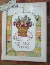 Candamar Designs We Give Thanks Counted Cross Stitch Kit #50737