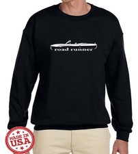 1970 Plymouth Road Runner Convertible Classic Outline Design Sweatshirt New