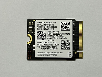 Samsung 1TB,M.2 Internal SSD - PM991a for sale online | eBay