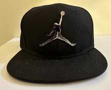 Michael Jordan Jumpman Basketball Youth size Adjustable Black Hat / Ballcap