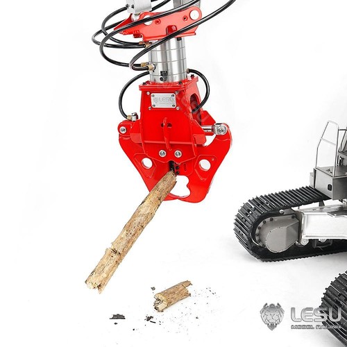 Metal Clamp Shear Rotatable 270° for LESU 1/14 Hydraulic Excavator LR945 SK500 - Picture 9 of 11