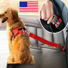 Cat Dog Pet Seat belt Clip for Car Vehicle Adjustable Harness Lead