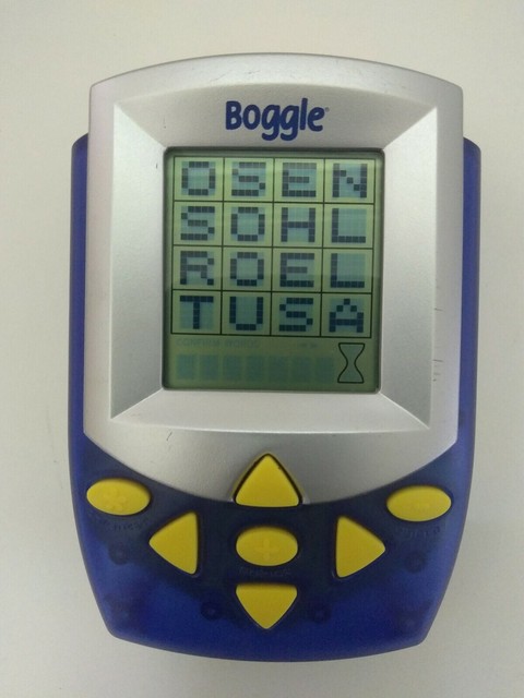 boggle electronic game