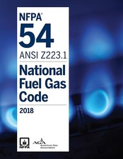 NFPA 54 ANSI Z223.1 National Fuel Gas Code 20...