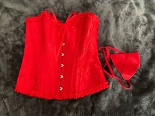 Dessous,Reizwasche 2-teilig  in Rot Gr. L