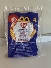 McDonald's Happy Meal TY Beanie Baby 1999 4 Spunky The Cocker Spaniel