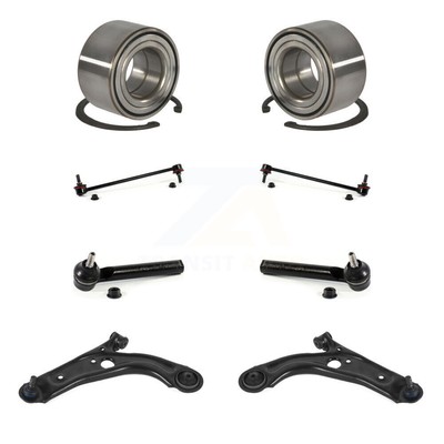 Wheel Bearing Lower Control Arm Outer Tie Rod Link Front Kit (8Pc) For Fiat 500
