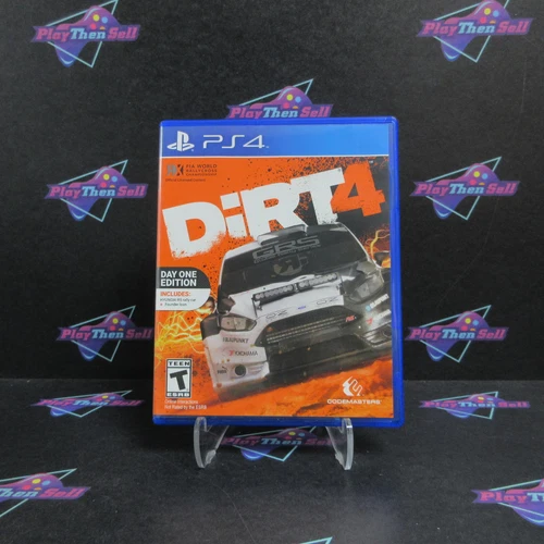 Refurbished DiRT 4 Day One Edition PS4 PlayStation 4 Complete - Excellent Cond