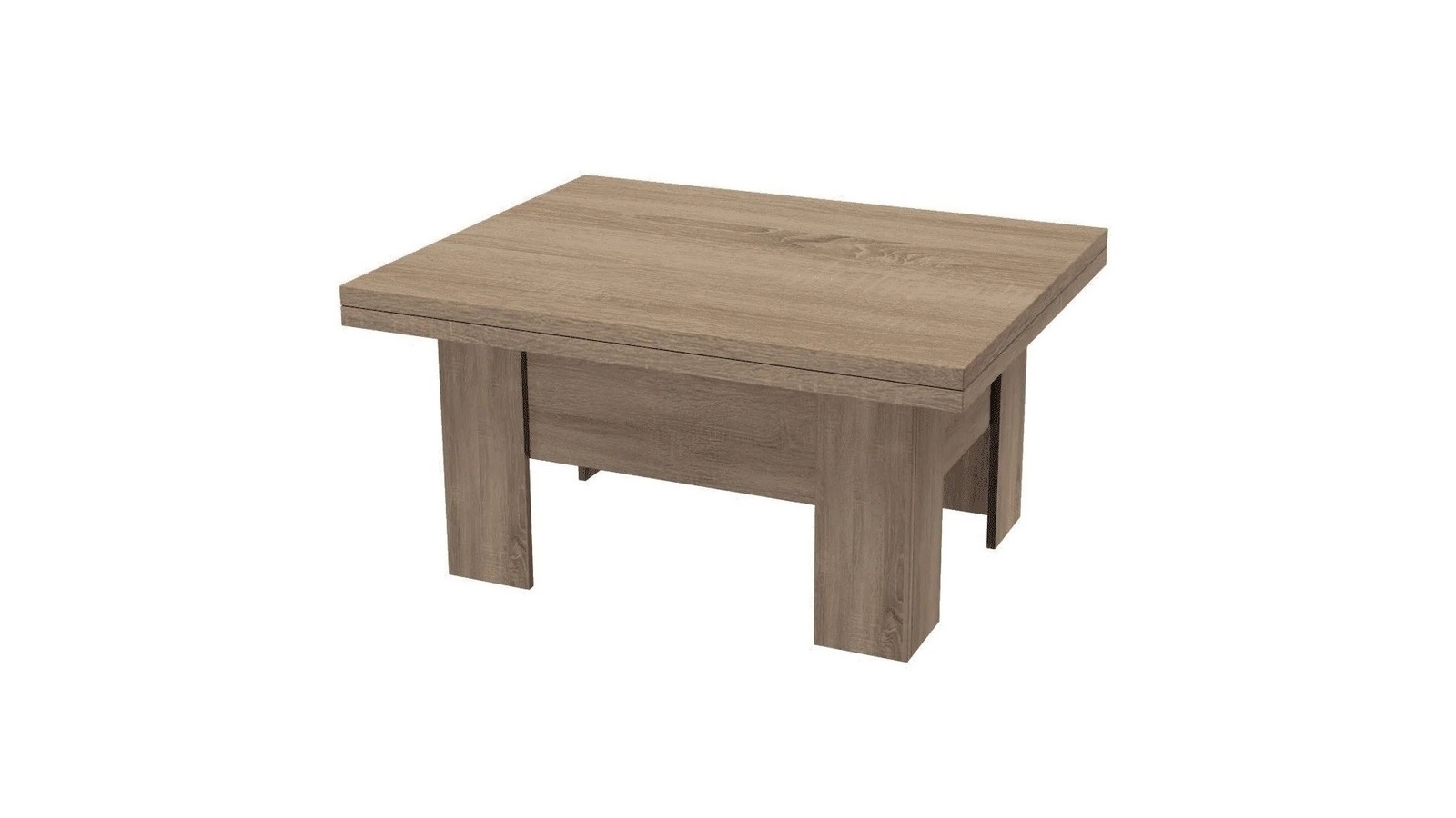 Toscana Extendable Lift Top Coffee Table & Dining Table 6 IN 1 Convertible Multifunctional Design Up to 6 Person 11 Extendable Coffee Table 100-200 cm ABS Veneer New Modern ERYK