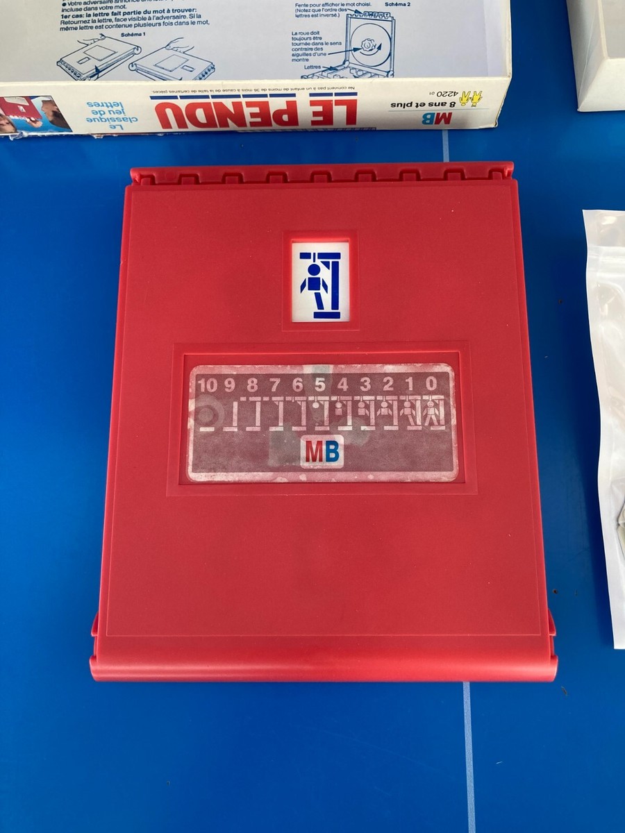 Jeu De Société « Le Pendu » MB - Édition 1988 - Complet - Occasion Bon État - Livraison Gratuite