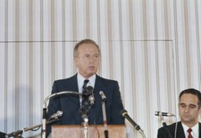 Prime Minister of Israel Yitzhak Rabin 1970s OLD PHOTO