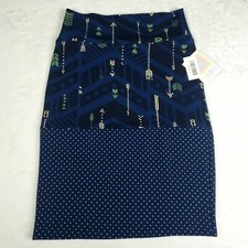 NWT LulaRoe Cassie Skirt Womens Size Small Multicolor Stretch