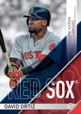 DAVID ORTIZ 2017 Topps MLB AWARDS 5X7 JUMBO CARD #/49 BOSTON RED SOX