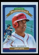 2020 Donruss #23 Juan Soto Career Stat Line