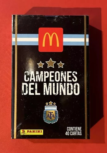 EXCLUSIVE BOX SET 40X CARDS MCDONALDS ARGENTINA, PANINI "CAMPEONES DEL MUNDO - Picture 7 of 7