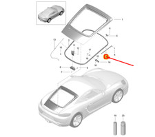 Verin de hayon / de capot Porsche CAYMAN