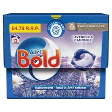 Bold Washing Pods Lavender & camomile Pack of 12 washes