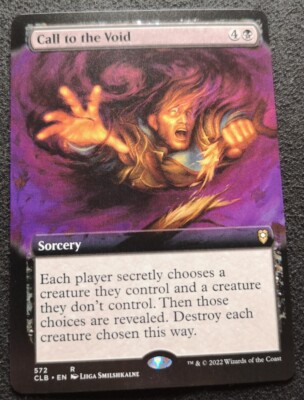 Call To The Void - Extended Art - CLB - MTG - NM - EN - 572