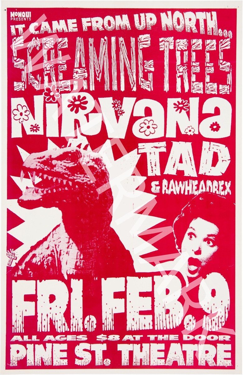 NIRVANA ポスター　Vintage　ヴィンテージ 　poster ヴィンテージ Nirvana 
