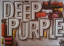 DEEP PURPLE 1973 German tour A1 concert poster WOLFGANG BAUMANN NM