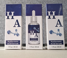 3-Pack 2 Hyaluronic Acid Serum 1 fl oz Each EXP 2027 NEW Sealed