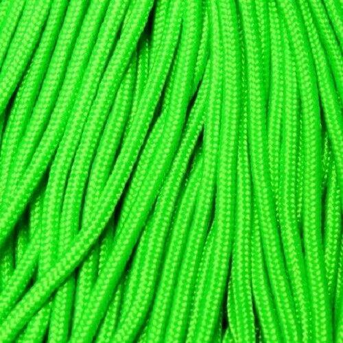 Cordones para botas verde neón *Garantizados de por vida* Cordones para zapatos punta de acero Paracord de 3 mm - Imagen 2 de 6