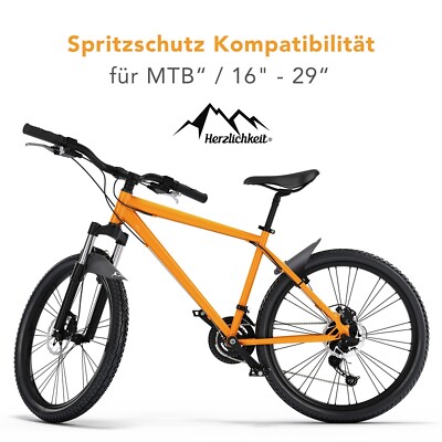 Fahrrad Schutzblech Set Für Velo Orange Campeur - 24-29 Zoll MTB & Rennrad