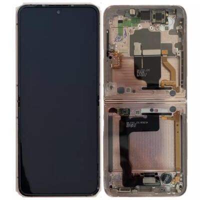 Samsung SM-F721 Galaxy Z Flip4 5G LCD Display Bildschirm Digitizer Pink Gold