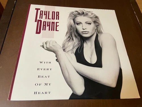 Taylor Dayne~With Every Beat my Heart~NM~12" SINGLE~Synth Pop House Cheesecake