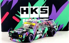 Kaido House x Mini GT Datsun KAIDO 510 Wagon HKS V1 KHMG144 ⬛🟩🟪🟥 1/64