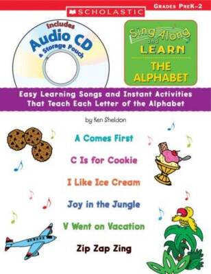 Sing Along and Learn: The Alphabet (with Audio CD): Easy Learning Songs a - GOOD