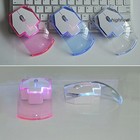 2.4GHz Wireless Ultra-thin RGB Luminous Transparent Cordless Mouse PC Laptop