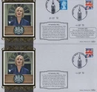 GB 2 x Political Covers 06-09-22 Liz Truss Elected, 25-10-22 Resignation