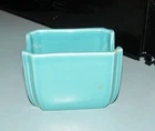 FIESTA SUGAR PACKET HOLDER CADDY turquoise blue excellent condition