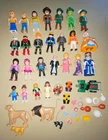 Vintage Toy Playmobil GEOBRA Lot of 47 Figures Mixed People Animals Cars