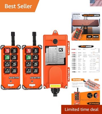 Professional Wireless Crane Remote Control - Ergonomic Design & Long Range