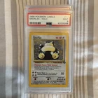 Pokémon TCG Snorlax Jungle Holo Card 11/64 Unlimited PSA 9 Mint 1999 Vintage