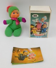 El Greco Fiammiferino green Bean Doll 8cm ca anni 1980s GIG Ciccino Sofficino