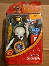 Rare Rudolph the Red Nosed Reindeer SAM THE SNOWMAN + Bonus Misfit Ornament 2010