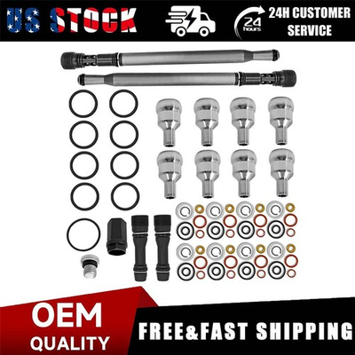 #ad Updated Stand Pipe Dummy Plug Kit Ball Tubes for 6.0L 04.5 07 Powerstroke us $139.01