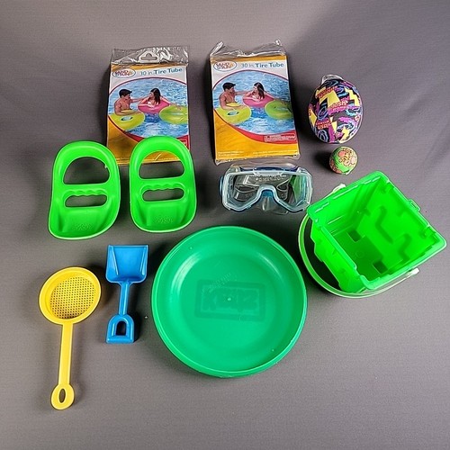 Assortment Of Beach And Water Toys for a day at the beach