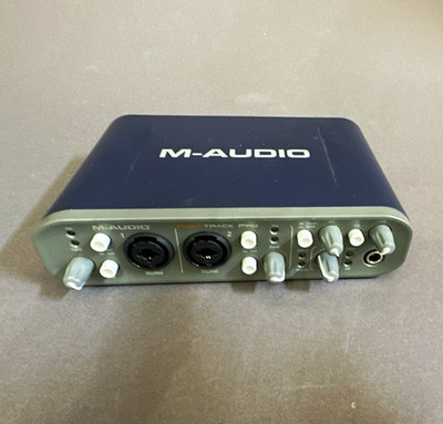 M-Audio Fast Track Pro USB Audio MIDI Interface 24-bit/96kHz Phantom Power
