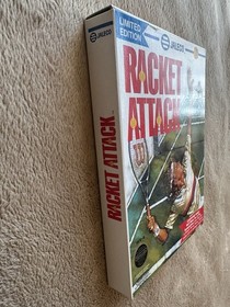 1988 NES Jaleco Racket Attack Box CIRCLE SOQ Rev-A + Game NO SLEEVE NO MANUAL