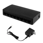 Ethernet  Gigabit 8Ports RJ45 Hub 10x Speed Desktop  WIFI Switcher J5X75947