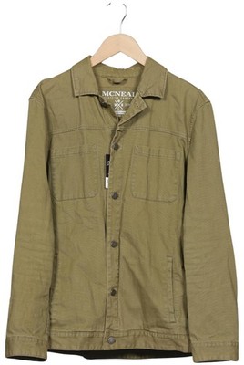 McNeal Jacke Herren Anorak Jacket Kurzmantel Gr. M Baumwolle Grün #ixdz111