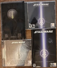 Star Wars Jedi Knight: Jedi Outcast and Jedi Academy  W/Manuals PC