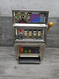 Vintage Waco Casino King Toy Slot Machine Bank For Parts/Repair