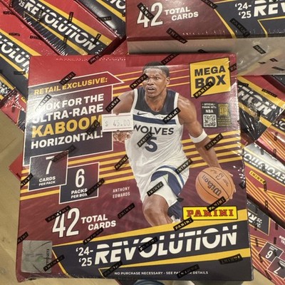 2024-25 Panini Revolution Basketball NBA Factory Sealed Mega Box