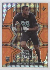 2022 Panini Mosaic Rookies Reactive Orange Mosaic Prizm Alontae Taylor #391 0d9
