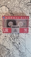  3 Maxell UR 90 Minute Audio Cassette Tapes Normal Bias IEC Type I New  Sealed